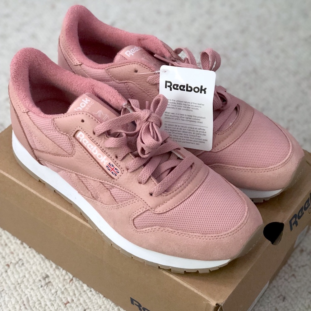 Reebok Classic Leather Sneakers Chalk Pink/White